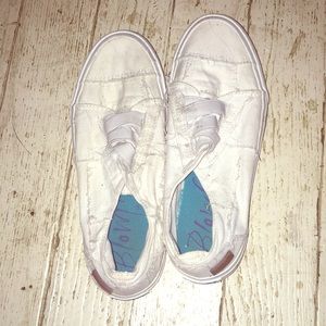 White blowfish sneakers